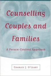 Cover of Counselling Couples and Families: A Person-Centred Approach