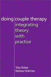 Cover of Doing Couple Therapy: Integrating Theory with Practice