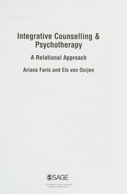 Cover of Integrative Counselling & Psychotherapy: A Relational Approach